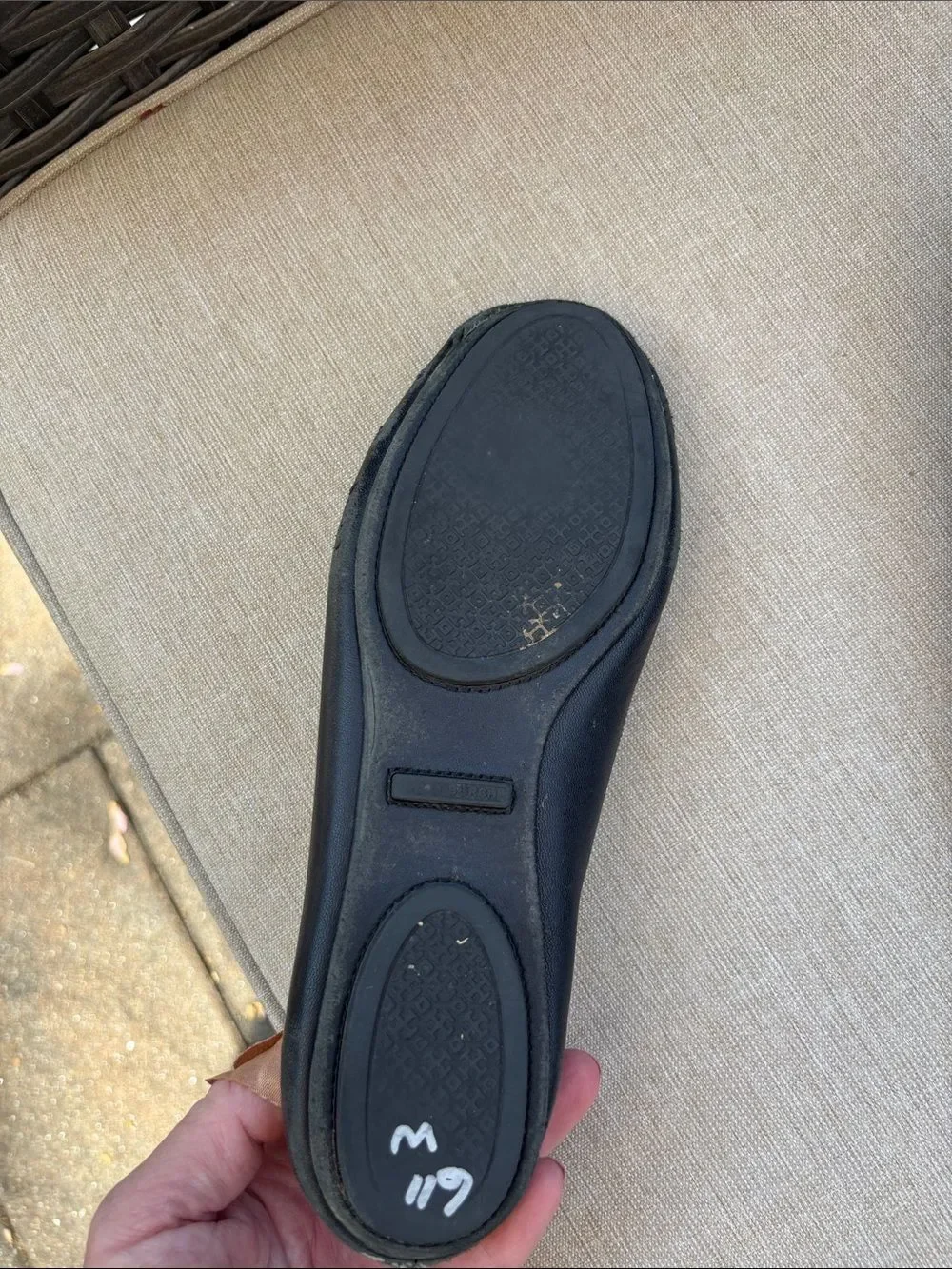 Tory Burch black leather